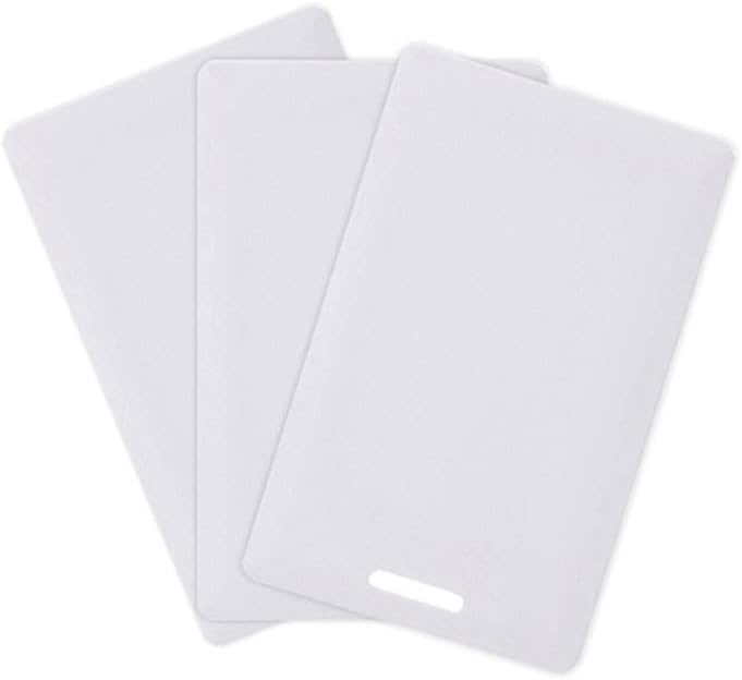 Access Control Authorization Cards Elevator Read-only Thick Card 1.8mm White PVC Card Chip