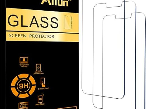 Ailun Glass Screen Protector for iPhone 14 / iPhone 13 / iPhone 13 Pro [6.1 Inch] Display 3 Pack Tempered Glass, Case Friendly