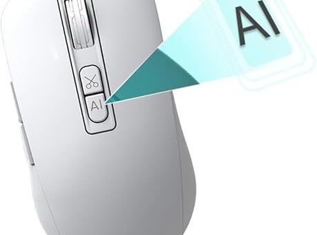 AI Smart Voice Mouse with Unleash Power of AI Assistants,AI-Powered Wireless Mouse with Voice Activation and Translation,800-4000 dpi Suitable for Windows, Mac