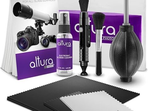 Altura Photo Professional Cleaning Kit for DSLR Cameras and Sensitive Electronics Bundle with 2oz Altura Photo Spray Lens and LCD Cleaner - Camera Accessories & Photography Accessories