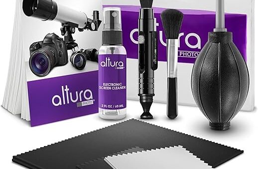 Altura Photo Professional Cleaning Kit for DSLR Cameras and Sensitive Electronics Bundle with 2oz Altura Photo Spray Lens and LCD Cleaner - Camera Accessories & Photography Accessories