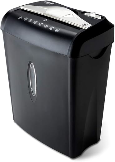 Aurora AU875XA Paper and Credit Card Shredder with 3.7-Gallon Wastebasket, 8-Sheet Cross-Cut with Basket