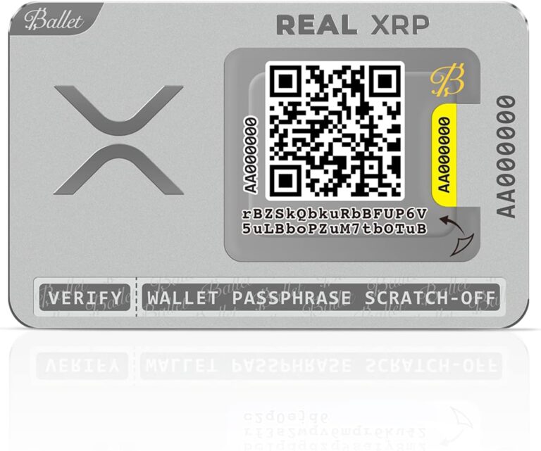 Ballet Real XRP - The Easiest Crypto Cold Storage Card (1)