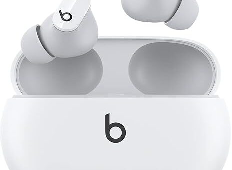 Beats Studio Buds - True Wireless Noise Cancelling Earbuds - Compatible with Apple & Android, Built-in Microphone, IPX4 Rating, Sweat Resistant Earphones, Class 1 Bluetooth Headphones - White