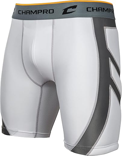 CHAMPRO Men's Wind Up Compression Sliding Shorts