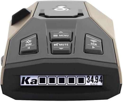 Cobra RAD 450 Laser Radar Detector: Long Range, False Alert Filter, Voice Alert & OLED Display, Black, RAD450