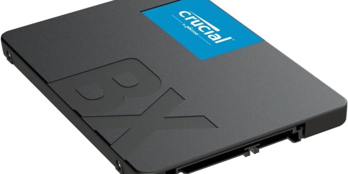 Crucial BX500 1TB 3D NAND SATA 2.5-Inch Internal SSD, up to 540MB/s - CT1000BX500SSD1, Solid State Drive