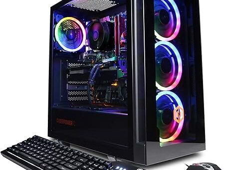 CYBERPOWERPC Gamer Xtreme VR Gaming PC, Intel Core i5-11600KF 3.9GHz, 16GB DDR4, GeForce RTX 3060 12GB, 500GB NVMe SSD, 1TB HDD, WiFi Ready & Win 11 Home (GXiVR8480A10)