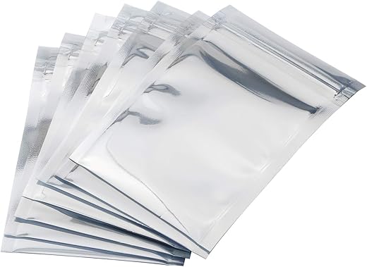 Ellbest 200pcs Antistatic Bag 2.75x4.33 inch Storage Resealable Bags for HDD and Other Electronic Devices Hard Drive