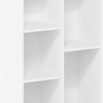 Furinno Luder Bookcase / Book / Storage , 5-Cube, White