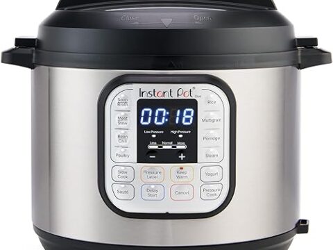 Instant Pot Duo 7-in-1 Mini Electric Pressure Cooker, Slow Rice Cooker, Steamer, Sauté, Yogurt Maker, Warmer & Sterilizer, Includes Free App with over 1900 Recipes, Stainless Steel, 3 Quart