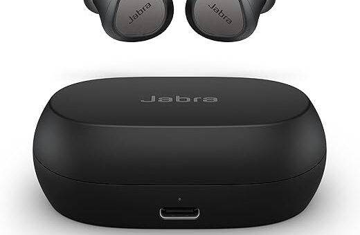 Jabra Elite 7 Pro in Ear Bluetooth Earbuds - Adjustable Active Noise Cancellation True Wireless Buds in a Compact Design MultiSensor Voice Technology for Clear Calls - Titanium Black