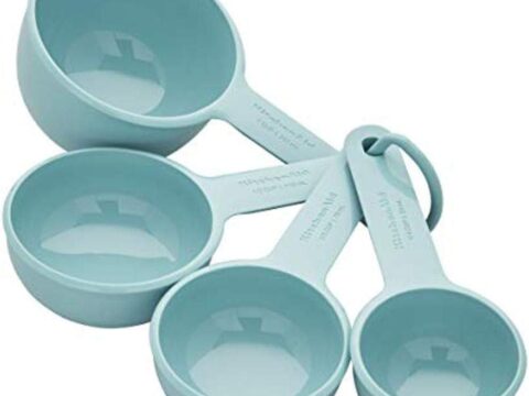 KitchenAid Measuring Cups, Set Of 4, Aqua Sky