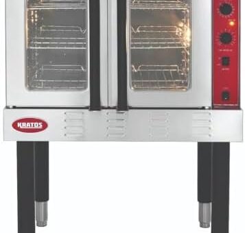 Kratos Commercial Electric Convection Oven, Full Size Free Standing Convection Oven for Restaurants, 1 Phase, 240V (29Y-057)