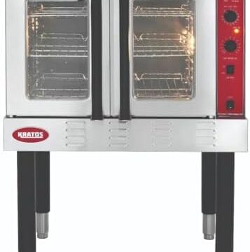 Kratos Commercial Electric Convection Oven, Full Size Free Standing Convection Oven for Restaurants, 1 Phase, 240V (29Y-057)