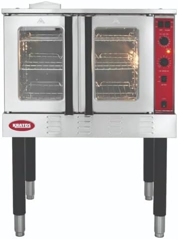 Kratos Commercial Electric Convection Oven, Full Size Free Standing Convection Oven for Restaurants, 1 Phase, 240V (29Y-057)