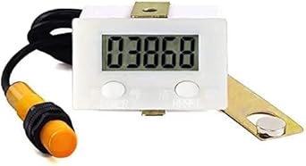 LCD Digital 0-99999 Counter 5 Digit Plus UP Gauge + Proximity Switch Sensor with Magnetic