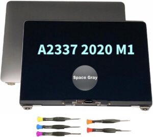 Lcd Screen Replacement for MacBook Air M1 A2337 2020 13" EMC 3598 LCD Display Assembly 2560x1600 (Space Gray)