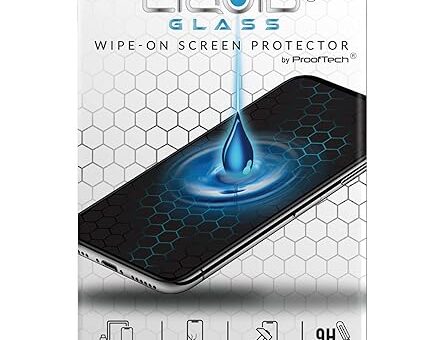 LIQUID GLASS Screen Protector Wipe On Scratch and Shatter Resistant Nano Protection for All Phones Tablets Smart Watches - Universal (New and Advanced)