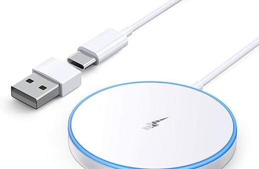 Magnetic Wireless Charger 15w Apple Mag-Safe Charger for iPhone 16 Pro Max/16 Pro/16/16 Plus/15/14/13/12 Series AirPods 3/2/Pro/Pro 2 LED Magnet Charging Pad Mag Safe Charger with Dual Charging Ports