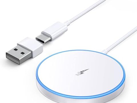 Magnetic Wireless Charger 15w Apple Mag-Safe Charger for iPhone 16 Pro Max/16 Pro/16/16 Plus/15/14/13/12 Series AirPods 3/2/Pro/Pro 2 LED Magnet Charging Pad Mag Safe Charger with Dual Charging Ports