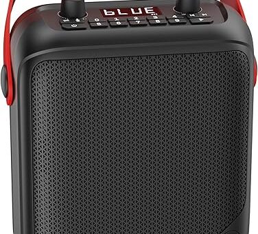 Monster MFS 1 Portable Bluetooth Speakers, Bluetooth Speaker Wireless with 40W Stereo Sound, Outdoor Speakers with Handle, 12H Playtime, Supports TF Card, AUX for Outdoor Indoor