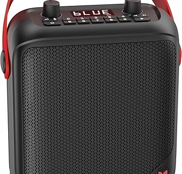 Monster MFS 1 Portable Bluetooth Speakers, Bluetooth Speaker Wireless with 40W Stereo Sound, Outdoor Speakers with Handle, 12H Playtime, Supports TF Card, AUX for Outdoor Indoor