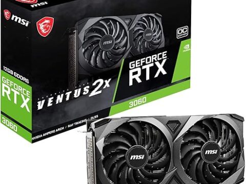 MSI Gaming GeForce RTX 3060 12GB 15 Gbps GDRR6 192-Bit HDMI/DP PCIe 4 Torx Twin Fan Ampere OC Graphics Card