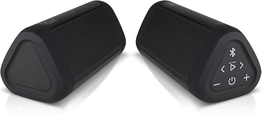 OontZ Ultra Bluetooth Speaker, Dual Edition Waterproof Bluetooth Speaker, Aux input, 14 Watts, Surround Sound, Rich Bass, Portable Wireless Speaker, Indoor Outdoor Speaker 20 hrs playtime (Black-Dual)