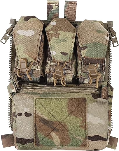 PETAC GEAR TacTical BackPack,Zip On Back Panel Banger For V5 Vest