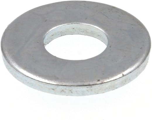 Prime-Line 9080576 Flat Washers, SAE, #10 X 1/2 In. OD, Zinc Plated Steel (50 Pack)