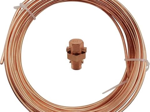 Soft ANNEALED Ground Wire Solid 10 AWG 25 FEET Copper Cables Electronic Wire Cable Electrics DIY