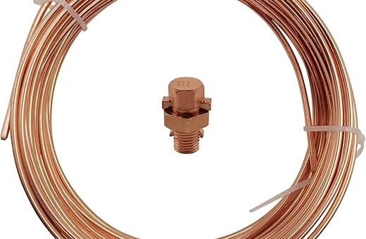 Soft ANNEALED Ground Wire Solid 10 AWG 25 FEET Copper Cables Electronic Wire Cable Electrics DIY