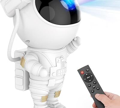 Star Projector Galaxy Night Light - Astronaut Space Projector, Starry Nebula Ceiling LED Lamp with Timer and Remote, Kids Room Decor Aesthetic, for Christmas, Birthdays, Valentine's Day