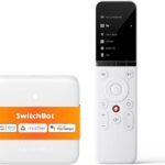 SwitchBot Universal Remote Control with Hub Mini Matter Enabled, Multi-use Smart Remote with Customize App, Control 25 IR/Bluetooth Devices and 10 Scenes, Compatible with TV/AC/SwitchBot BLE Devices