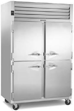 Traulsen G-Series G20016P Solid Door 2-Section Pass-Thru Refrigerator