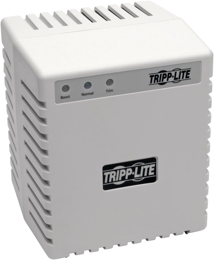 Tripp Lite 600W 120V Power Conditioner, Automatic Voltage Regulation (AVR), AC Surge Protection, 6 Outlets (LS606M), Black