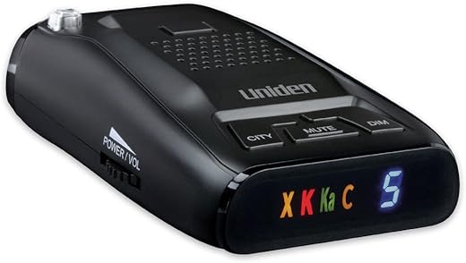 Uniden DFR3 Long Range Laser/Radar Detector with 360 Degree Protection, 3 Modes, Highway/City/City 1 Modes, Easy to Read ICON Display with Numeric Signal Strength Counter