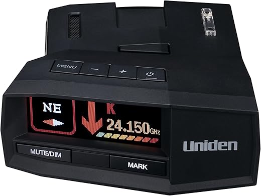 UNIDEN R8 Extreme Long-Range Radar/Laser Detector, Dual-Antennas Front & Rear Detection w/Directional Arrows, Built-in GPS w/Real-Time Alerts, Voice Alerts, Red Light and Speed Camera Alerts (Renewed)