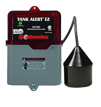 1036593 Tank Alert EZ- TaEZ-01Htb, 120 VAC with 15' Sensor Float High Level Terminal Block