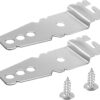 2 Pack 8269145 UPGRADE Dishwasher Mounting Brackets with Screws, UnderCounter Dishwasher Bracket Fit for Kenmore Whirlpool KitchenAid Samsung Dishwasher, Dishwasher Clips Replaces 8269145 WP8269145VP