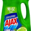 Ajax Ultra Dishwashing Liquid Dish Soap Refill, Vinegar and Lime Scent, 90 fluid ounce