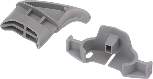 Bosch 00165254 Genuine OEM Upper Dishrack Slide Rail Stop (Gray) for Bosch Dishwashers