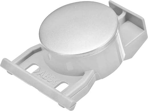 Bosch 00424673 Genuine OEM On/Off Button (Silver) for Bosch Dishwashers