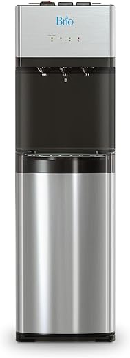 Brio Self Cleaning Bottom Loading Water Cooler Water Dispenser – Limited Edition - 3 Temperature Settings - Hot, Cold & Cool Water