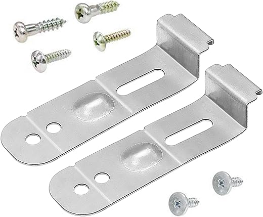 DD94-01002A Dishwasher Assembly-Install Kit UPGRADE Fits for Samsung Dishwashers Mounting Bracket Replaces AP4450818 2077601 PS4222710 EAP4222710, Includes 2 x Mounting Brackets, 6 x Mounting Screws