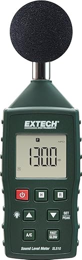 Extech SL510 Sound Level Meter, Class 2 Compact