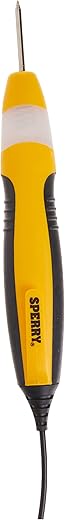 Gardner Bender Sperry Instruments CT6101 Heavy Duty Continuity Tester, 2 Range, 36 inch lead, Yellow