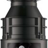 InSinkErator Badger 5 Garbage Disposal, Standard Series 1/2 HP Continuous Feed Food Waste Disposer, Black, Set of 1