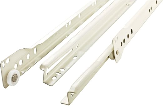 Liberty D68814C-W-TX 14-Inch Bottom Mount Drawer Slide, White